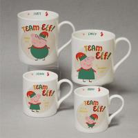 Personalised Peppa Pig Team Elf Mummy Pig Balmoral Mug Extra Image 2 Preview
